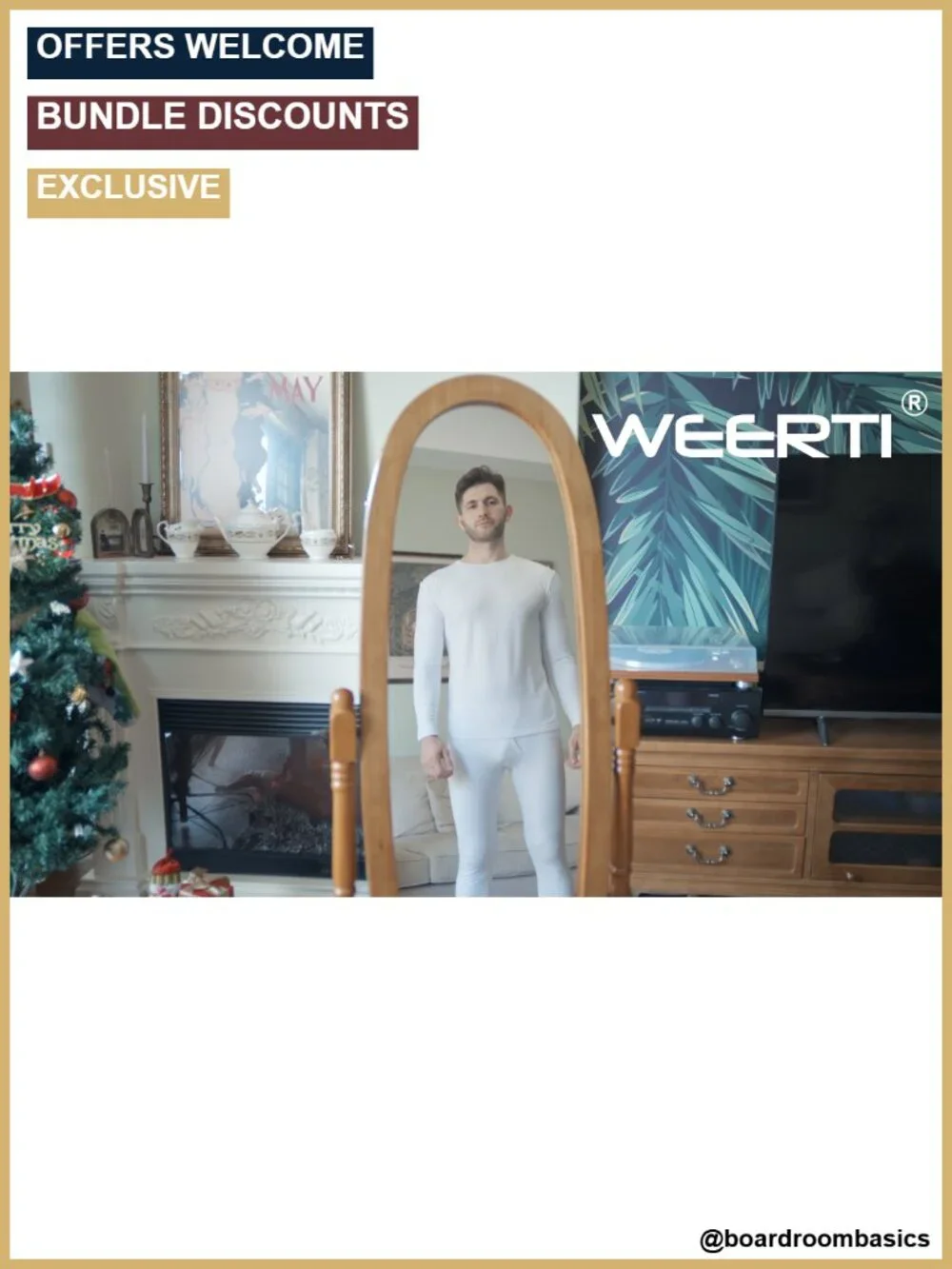 Men's Thermal Underwear Long Johns Set Fleece Lined Base Layer Skiing Hunting
